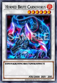 Horned Brute Carnovorus Super Rare