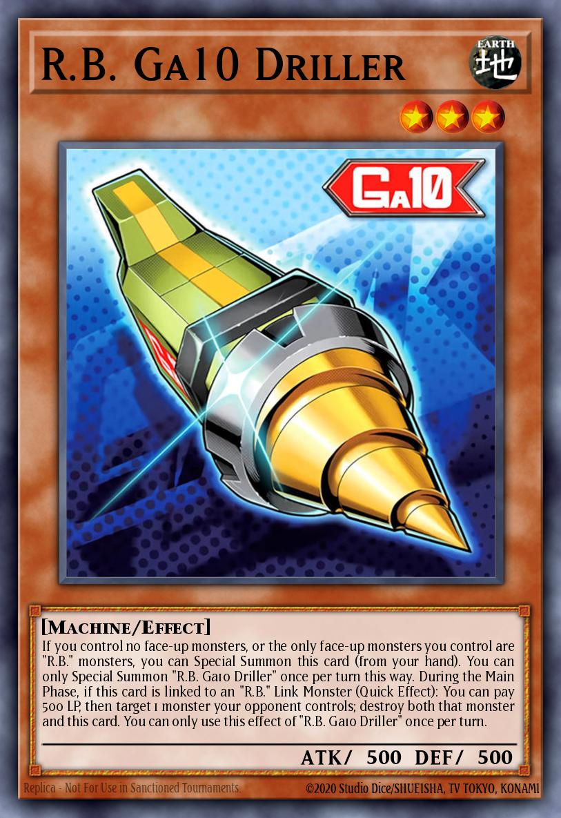 R.B. Ga10 Driller * Super Rare * DUAD-EN090
