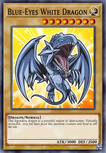 Blue-Eyes White Dragon * Secret Rare * BLMM-EN001