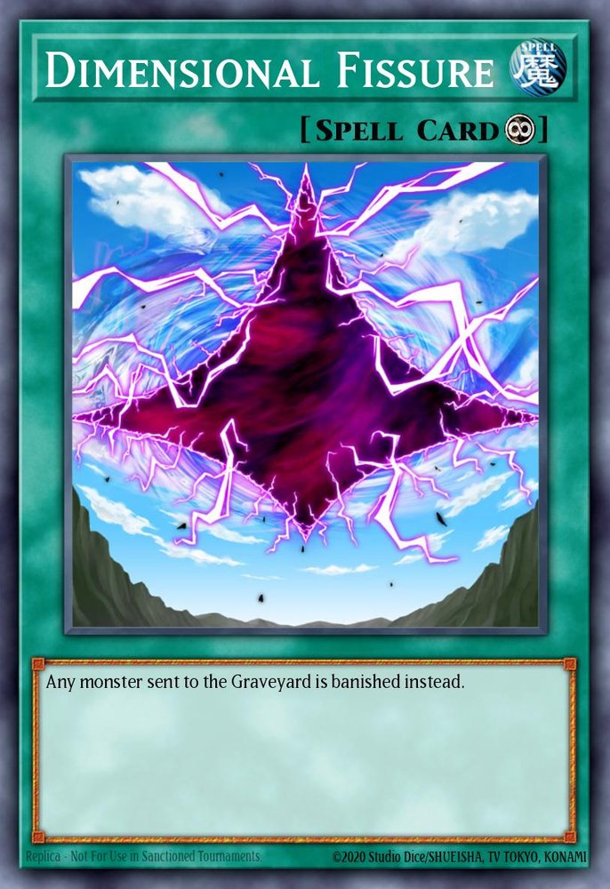 Dimensional Fissure — Common EOJ-EN047, carta Yu-Gi-Oh!