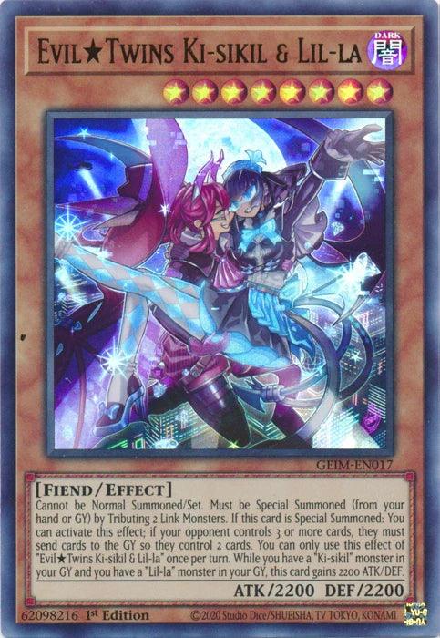Evil Twins Ki-Sikil & Lil-La * Super Rara * RA04-EN037