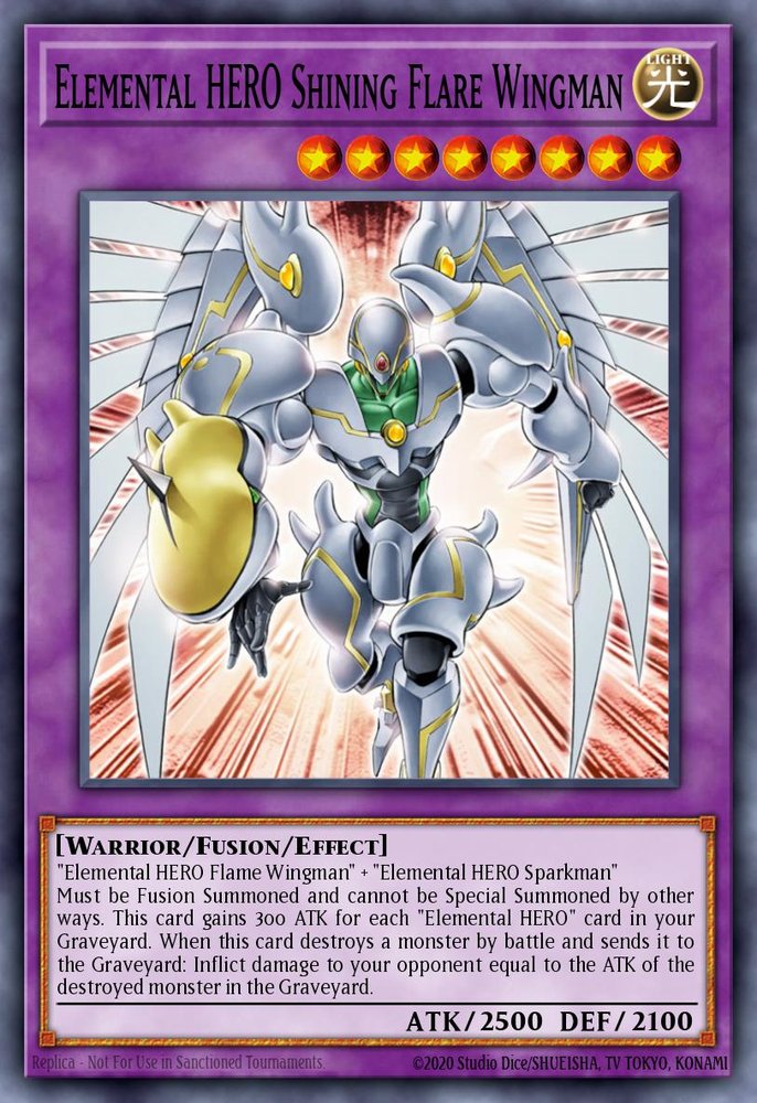 Elemental HERO Shining Flare Wingman