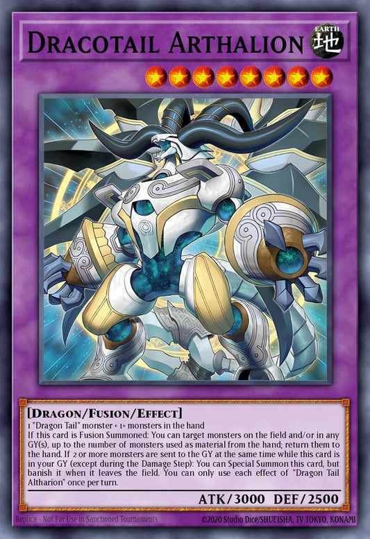 Dracotail Arthalion * Starlight Rare * JUSH-EN006