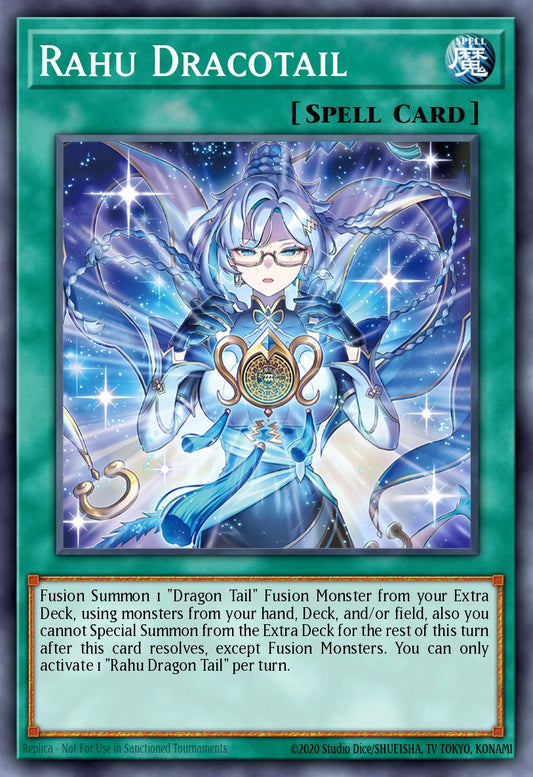 Rahu Dracotail * Super Rare * JUSH-EN009