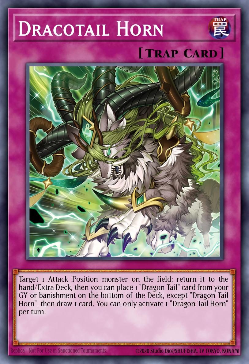 Dracotail Horn * Super Rare * JUSH-EN010