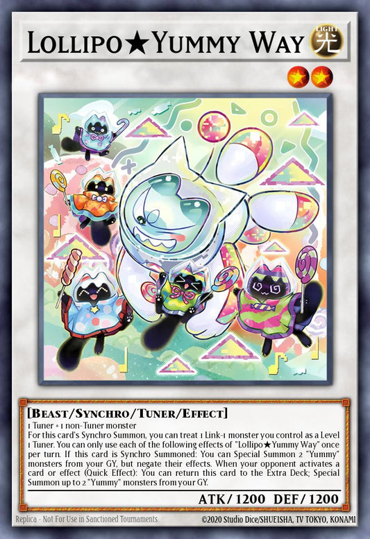 Lollipo★Yummy Way * Super Rare * JUSH-EN021