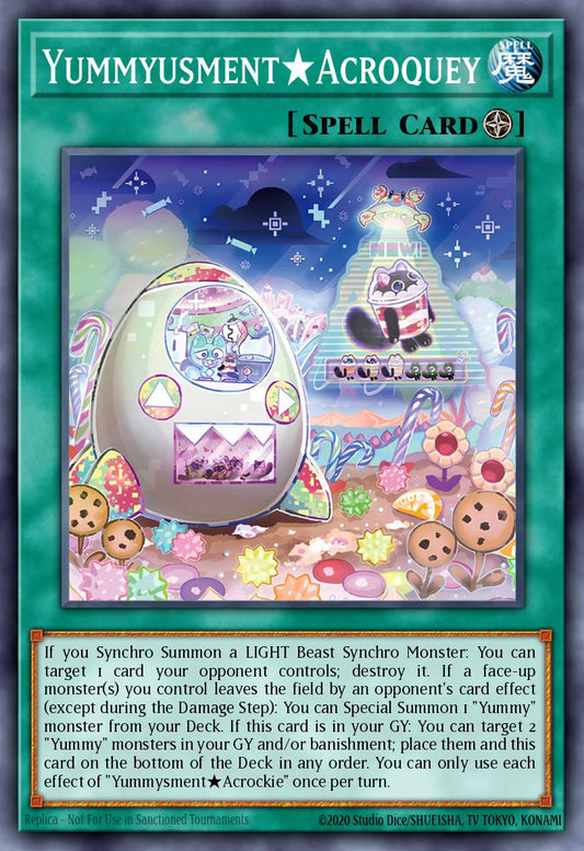 Yummyusment★Acroquey * Super Rare * JUSH-EN024