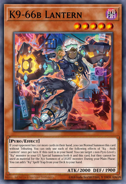 K9-66b Lantern * Super Rare * JUSH-EN033