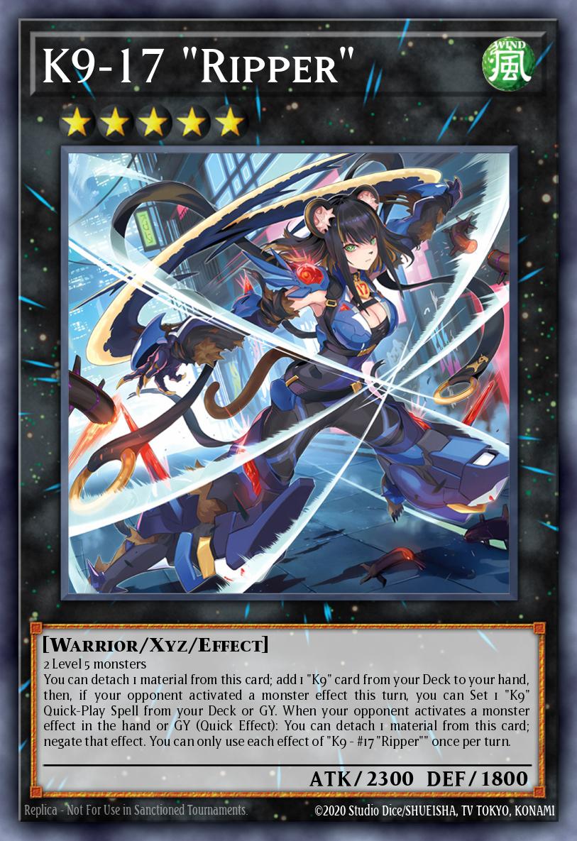 K9-17 "Ripper" * Collector's Rare * JUSH-EN035