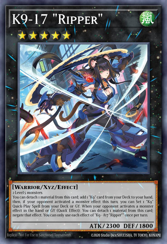 K9-17 "Ripper" * Collector's Rare * JUSH-EN035
