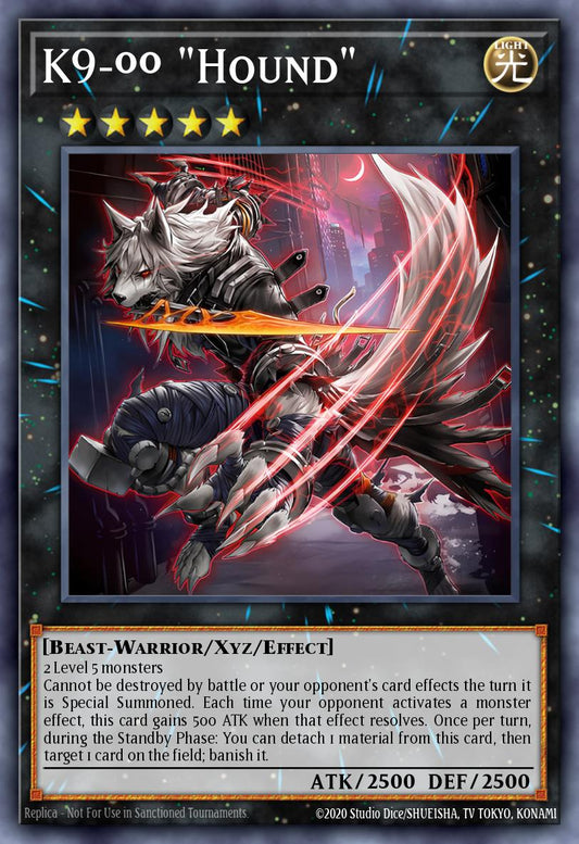 K9-ØØ "Hound" * Super Rare * JUSH-EN036