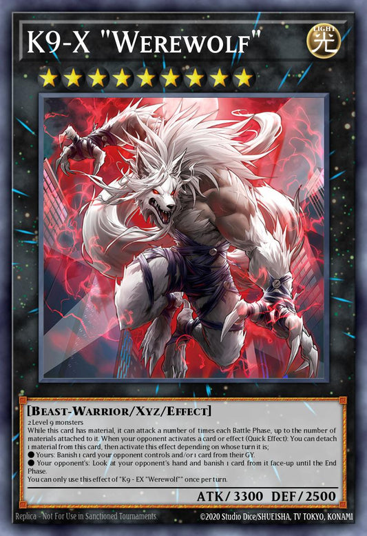 K9-X "Werewolf" * Super Rare * JUSH-EN037