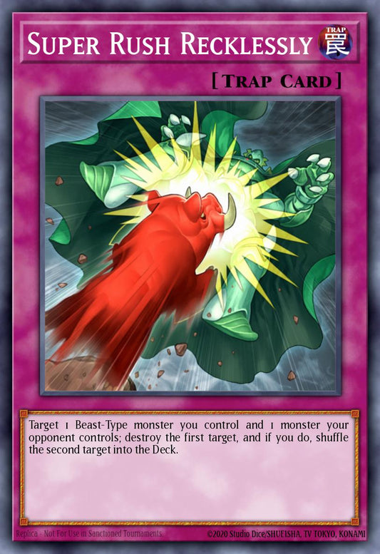 Super Rush Recklessly * Rare * JUSH-EN055