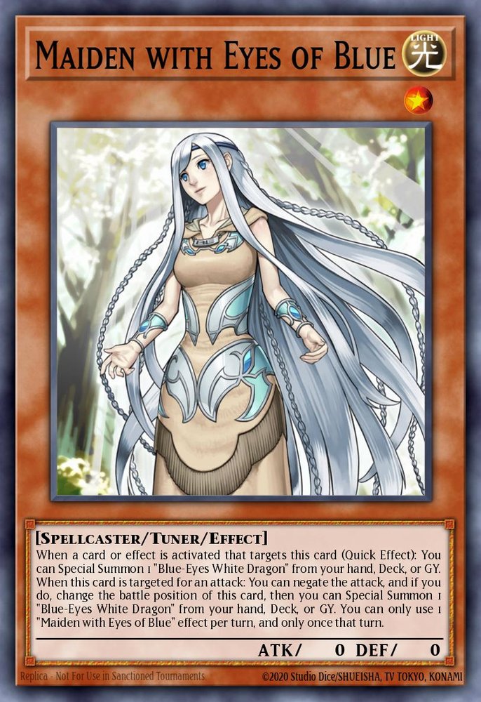 Maiden with Eyes of Blue