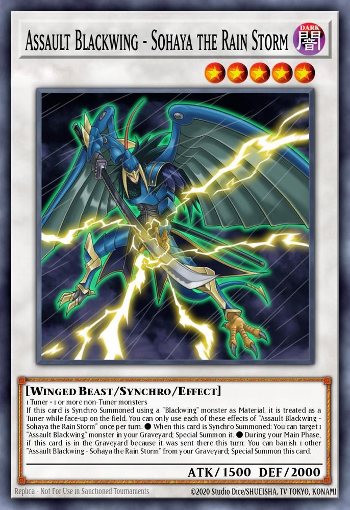 Assault Blackwing - Sohaya the Rain Storm