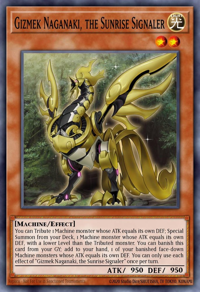 Gizmek Naganaki, the Sunrise Signaler