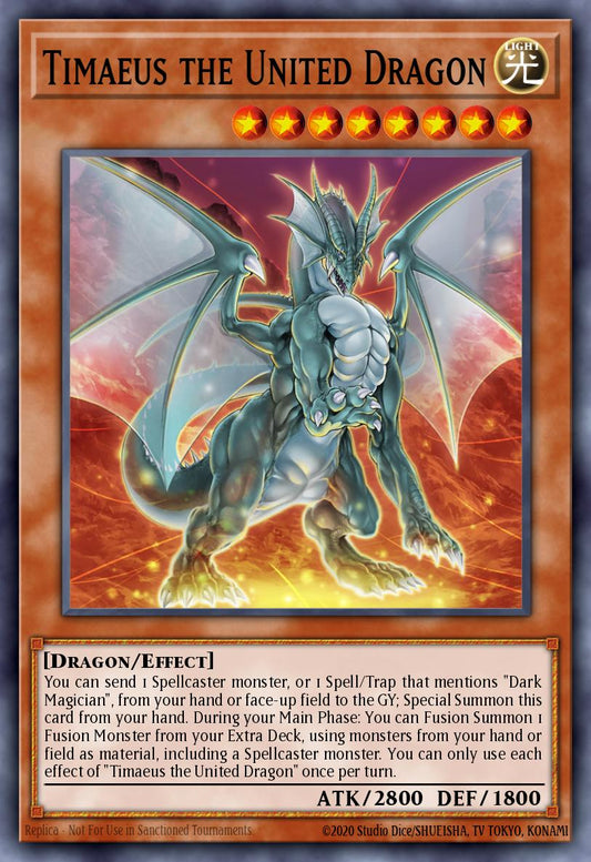 Timaeus the United Dragon Prismatic Secret Rare