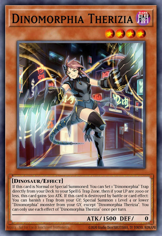 Dinomorphia Therizia Prismatic Secret Rare