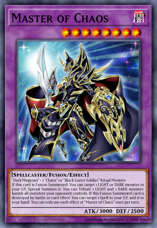 Master of Chaos Prismatic Secret Rare