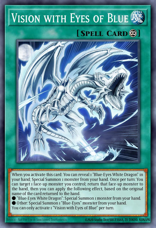 Vision with Eyes of Blue Prismatic Secret Rare