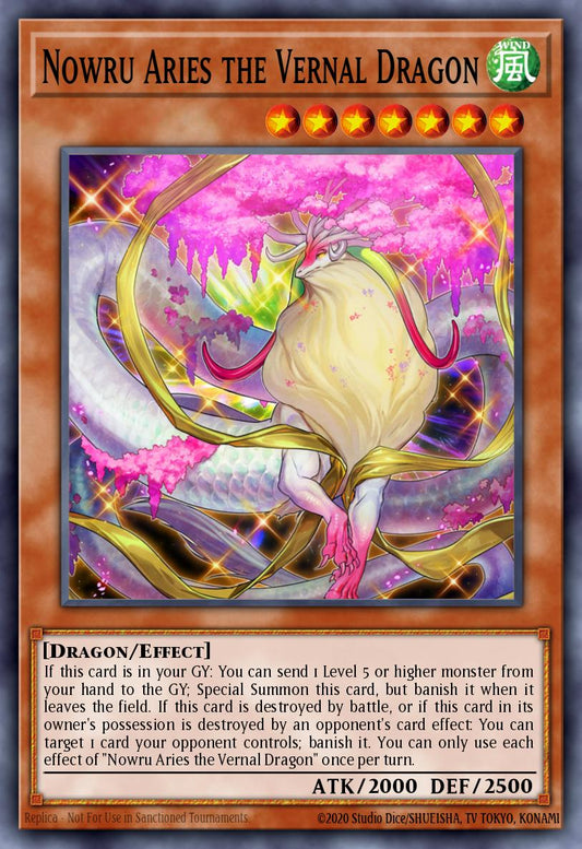 Nowru Aries the Vernal Dragon Super Rare