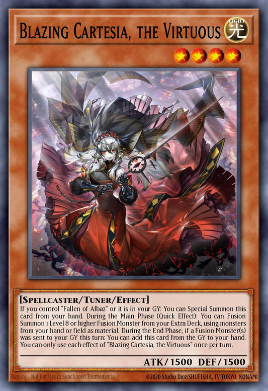 Blazing Cartesia, the Virtuous Prismatic Secret Rare
