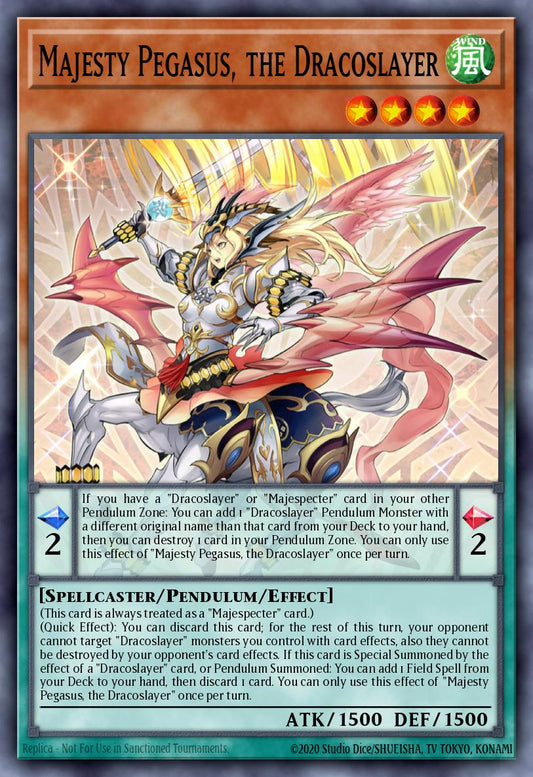 Majesty Pegasus, the Dracoslayer Prismatic Secret Rare