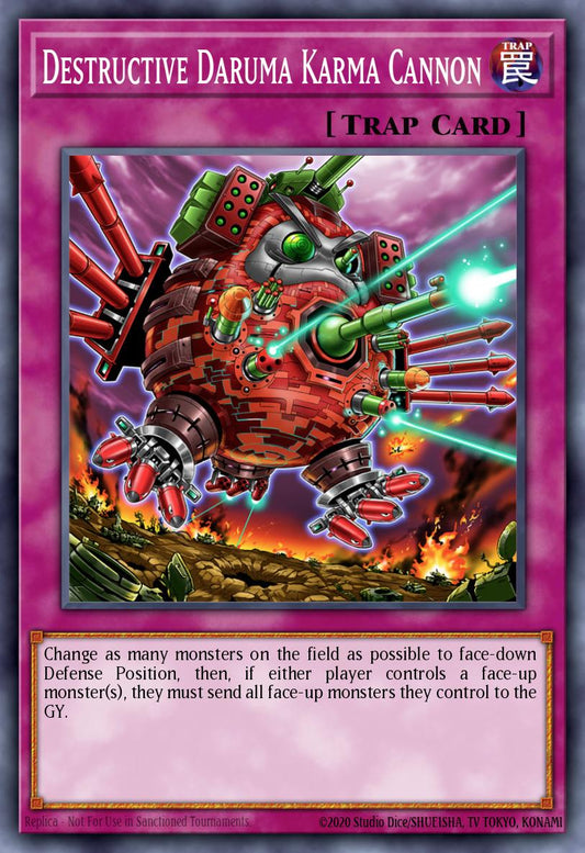 Destructive Daruma Karma Cannon Prismatic Secret Rare