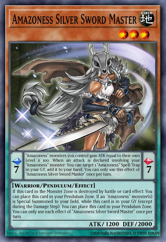 Amazoness Silver Sword Master Common