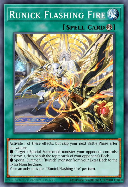 Runick Flashing Fire Ultra Rare