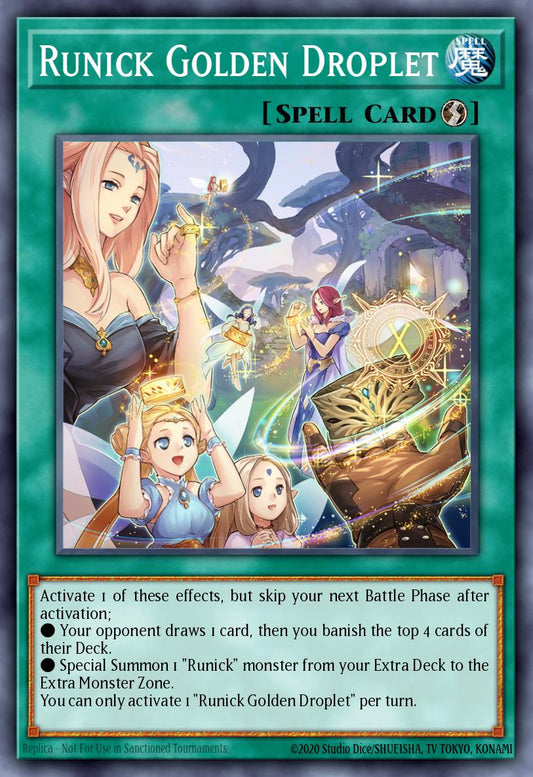 Runick Golden Droplet Ultra Rare
