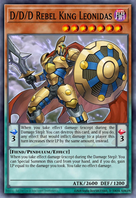 D/D/D Rebel King Leonidas Common