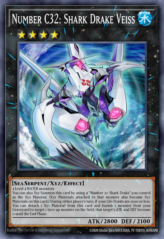 Number C32: Shark Drake Veiss Super Rare