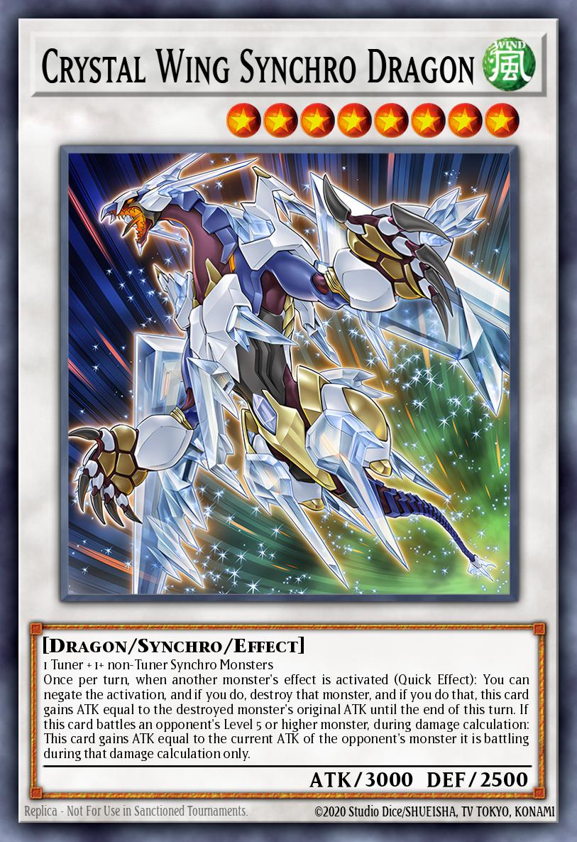 Crystal Wing Synchro Dragon Rare
