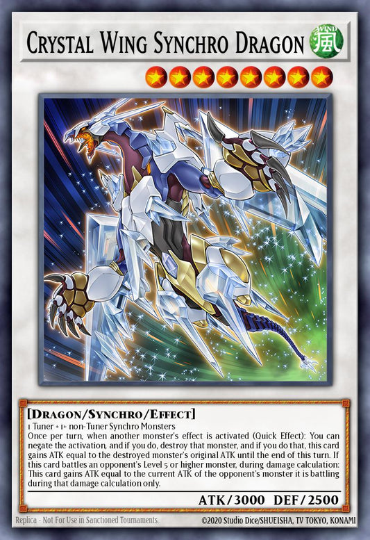 Crystal Wing Synchro Dragon Rare