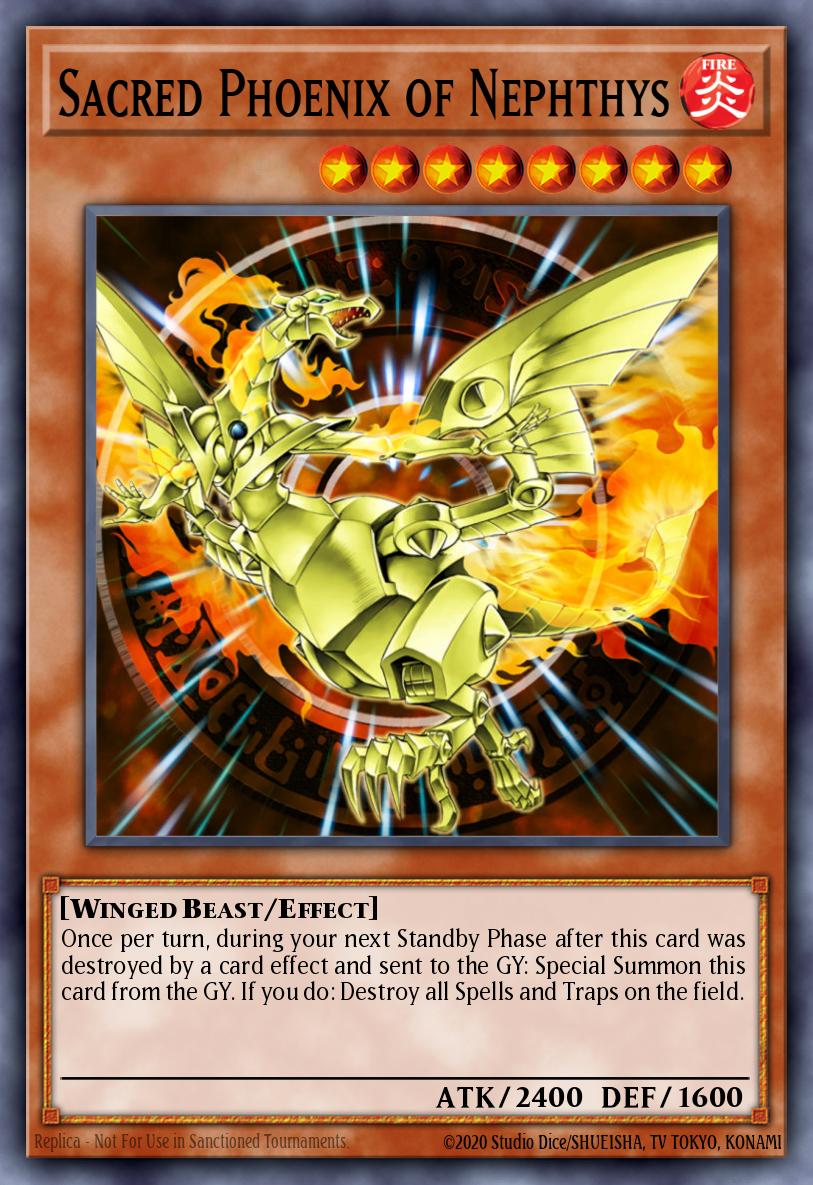 Sacred Phoenix Of Nephthys * Platinum Secret Rare * RA03-EN147 – El
