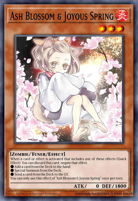 Ash Blossom & Joyous Spring * Super Rara * RA04-EN025