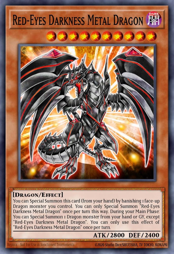 Red-Eyes Darkness Metal Dragon