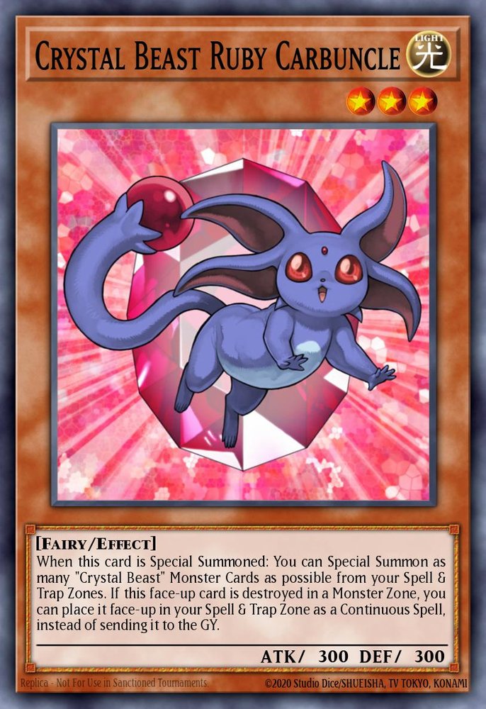 Crystal Beast Ruby Carbuncle