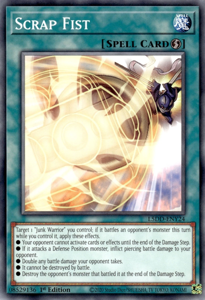 L5DD-ENY24 * Scrap Fist * Common * Legendary 5D's Decks