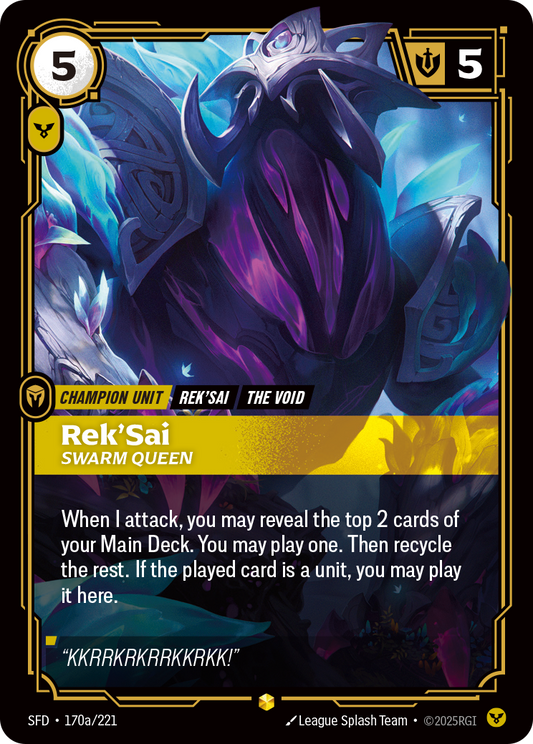 Rek'Sai, Swarm Queen * Showcase * SFD-170a