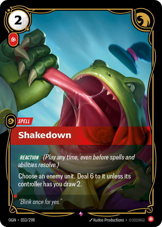 Shakedown * Rare * OGN-033