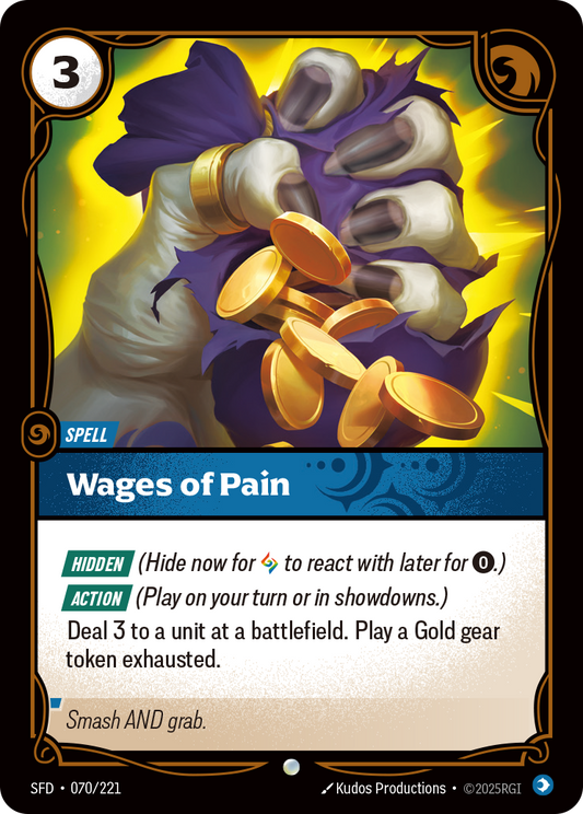 Wages of Pain * Common * SFD-070