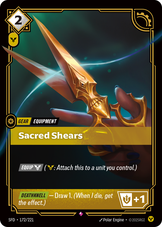 Sacred Shears * Rare * SFD-172