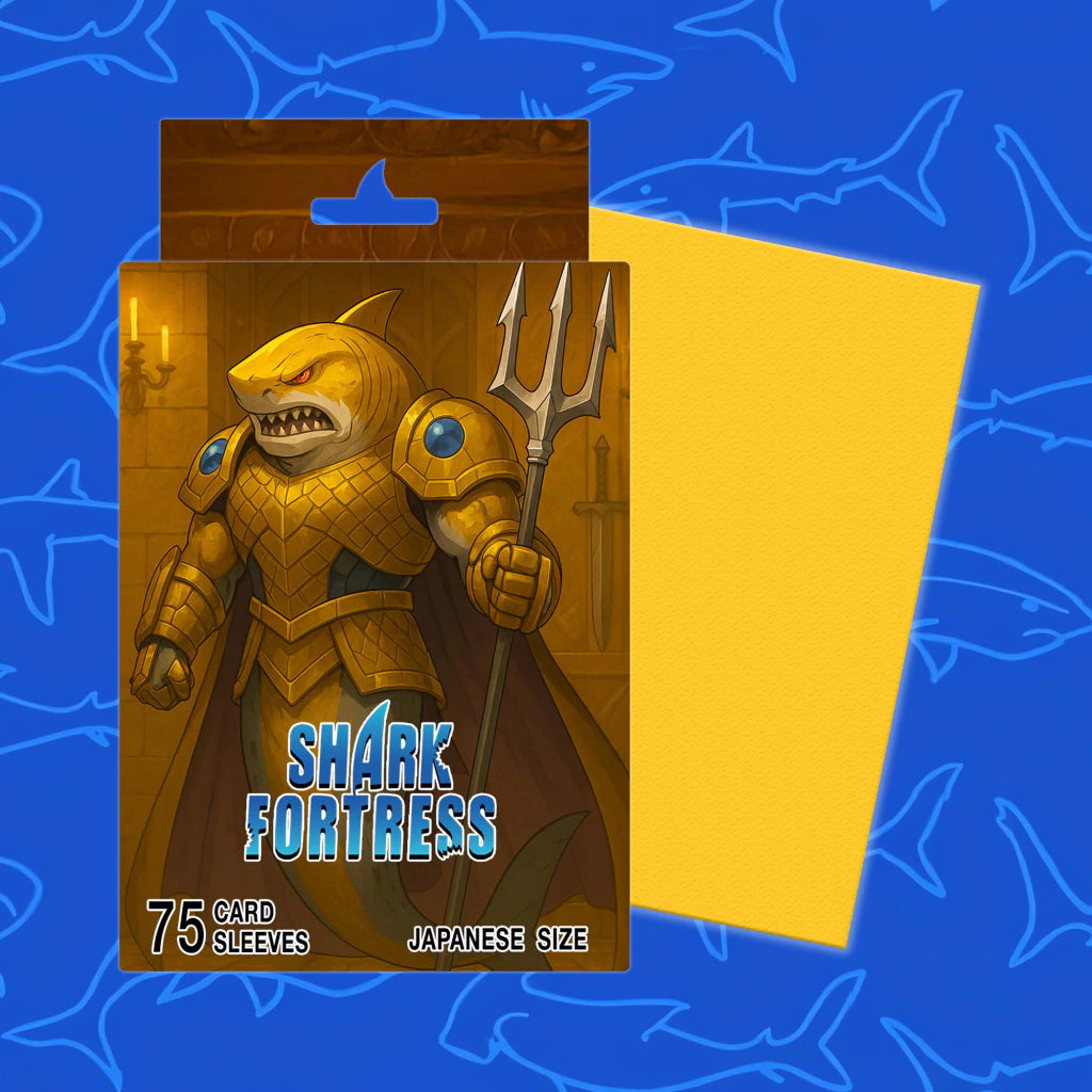 Sleeves Shark Fortress Japanese size Yellow *75 Unidades*
