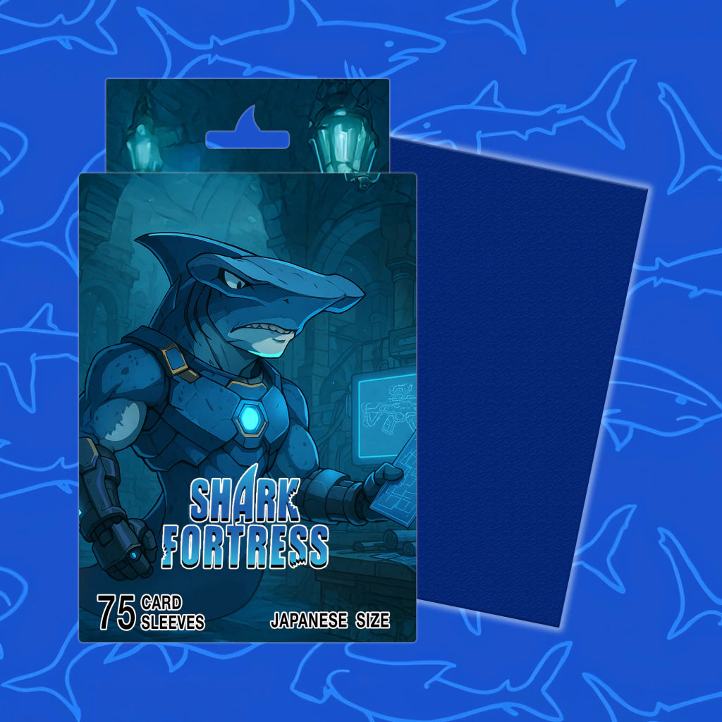 Sleeves Shark Fortress Japanese size Blue *75 Unidades*