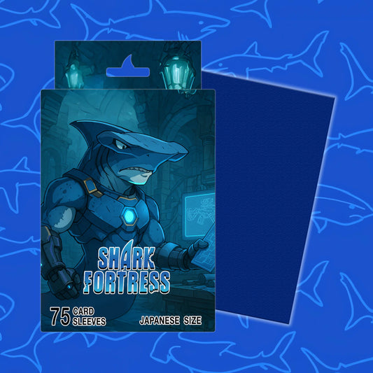 Sleeves Shark Fortress Japanese size Blue *75 Unidades*