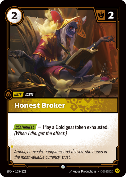 Honest Broker * Common * SFD-155