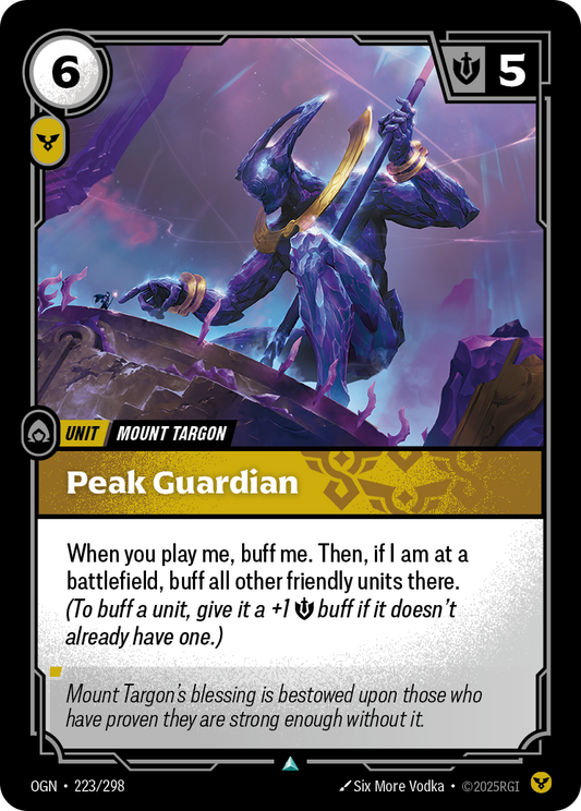 Peak Guardian * Uncommon * OGN-223