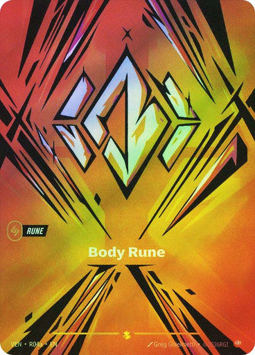 R04A * Body Rune (R04a) (Foil) * Showcase * Vendetta